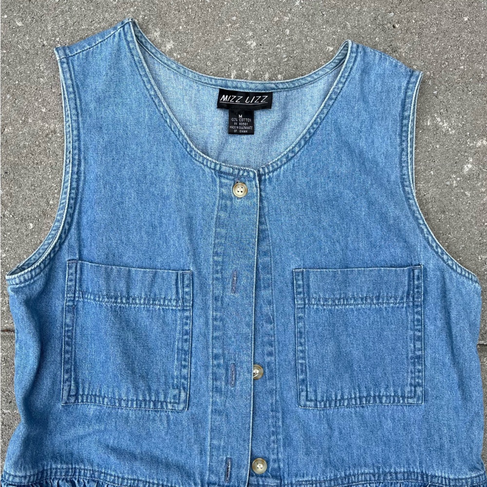 Vintage Denim Dress - Picture 1 of 5